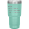 Opa German Grandpa Man Myth Legend  Gift Tumbler Tumblers dad, family- Nichefamily.com