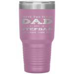 Best Dad and Stepdad Cute Fathers Day Gift from Wife Tumbler Tumblers dad, family- Nichefamily.com