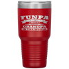 Funpa Fathers Day Men Gift Fun Grandpa Birthday Tumbler Tumblers dad, family- Nichefamily.com