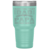 Dad and Papa - Cool Father's Day Gift Tumbler Tumblers dad, family- Nichefamily.com