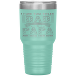 Dad and Papa - Cool Father's Day Gift Tumbler Tumblers dad, family- Nichefamily.com