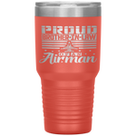 Womens Proud Brother-in-law Of An Airman Father Uncle Son Tumblers Tumblers - Nichefamily.com