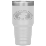 Best Dachshund Dad Ever Funny Fathers Day Gifts For Dad Tumbler Tumblers dad, family- Nichefamily.com