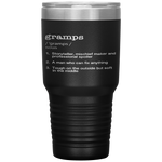 Gramps Definition - Funny Father's Day Gift Tumbler Tumblers dad, family- Nichefamily.com