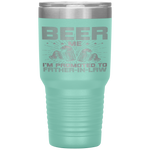 Beer Me I'm Promoted to Father-in-law Gender Reveal Gift Tumblers Tumblers dad, family- Nichefamily.com