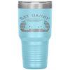 Cat Daddy Men Vintage Retro Black Cats Dad Fathers Day Gift Tumbler Tumblers dad, family- Nichefamily.com