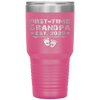 Vintage First Time Grandpa Est 2020 Costume Gender Reveal Tumbler Tumblers dad, family- Nichefamily.com