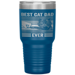 Vintage Best Cat Dad Ever Bump Fist Father's Day Gifts Tumbler Tumblers dad, family- Nichefamily.com