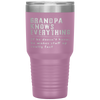 Grandpa Know Everything - Grandpa Gift Tumbler Tumblers dad, family- Nichefamily.com