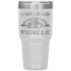 Unicorn Funcle Gift Rainbow Father's Day Tumbler Tumblers dad, family- Nichefamily.com