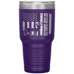 American Flag Best Buckin Grandpa Ever Father Day Gift Tumbler Tumblers dad, family- Nichefamily.com