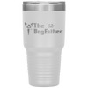 The Dogfather Boston Terrier Dog Dad Father's Day Tumbler Tumblers dad, family- Nichefamily.com