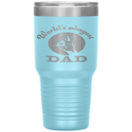 Worlds okayest dad fathers day funny Tumbler Tumblers dad, family- Nichefamily.com