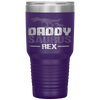 Daddysaurus Rex Father's Day Dinosaur Daddy Funny Tumbler Tumblers dad, family- Nichefamily.com