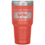 Mens Best Cat Grandpa Ever Retro Vintage Cat Grandpa Gifts Tumbler Tumblers dad, family- Nichefamily.com