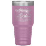 Vintage Hot Rod Grandpa Gift  Tumbler Tumblers dad, family- Nichefamily.com