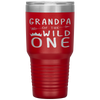 Grandpa Of The Wild One Thing Birthday Tumbler Tumblers dad, family- Nichefamily.com