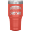 Promoted to Pawpaw Est 2020 Gift Funny New Grandpa Vintage Tumbler Tumblers dad, family- Nichefamily.com