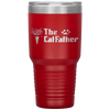 The Catfather Funny Father's Day Gift for Cat Daddy Tumbler Tumblers dad, family- Nichefamily.com