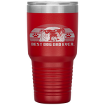 Vintage Best English Bulldog DAD Ever Fathers Day Gift Tumbler Tumblers dad, family- Nichefamily.com