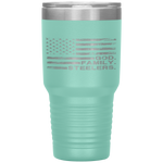 God Family Steelers-Pro Us Flag Father's Day Dad Gift Tumbler Tumblers dad, family- Nichefamily.com