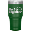 The Dogfather Dog Dad Fathers Day Gift Dog Lover Tumbler Tumblers dad, family- Nichefamily.com