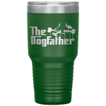 The Dogfather Dog Dad Fathers Day Gift Dog Lover Tumbler Tumblers dad, family- Nichefamily.com