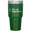 The Dogfather Siberian Husky Dog Dad Father's Day Gifts Tumbler Tumblers dad, family- Nichefamily.com