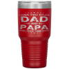 I Have Two Titles Dad And Papa Funny Fathers Day Gift Tumbler Tumblers dad, family- Nichefamily.com