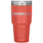 Cheer Dad Funny Cute Father's Day Gift Cheerleading Tumbler Tumblers dad, family- Nichefamily.com