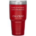 like father, like daughter, oh crap Tumblers dad, family- Nichefamily.com
