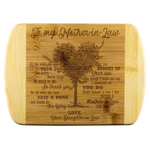 To My Mother In Law All The While My Love For Your Son Has Grown Wood Cutting Boards - Nichefamily.com