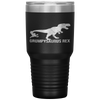 Grumpysaurus Rex Kid Funny Grandpa Tumbler Tumblers dad, family- Nichefamily.com