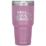 Reel Cool Uncle Fishing Daddy Father's Day Tumbler Tumblers dad, family- Nichefamily.com