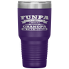 Funpa Fathers Day Men Gift Fun Grandpa Birthday Tumbler Tumblers dad, family- Nichefamily.com