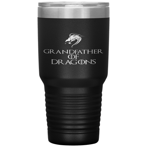 Grandfather Of Dragons Cool Matching Grandpa Gift Tumbler Tumblers dad, family- Nichefamily.com