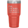 Grandpa Grandfather PA The Legend Gift Tumbler Tumblers dad, family- Nichefamily.com