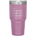 Opa German Grandpa Man Myth Legend  Gift Tumbler Tumblers dad, family- Nichefamily.com