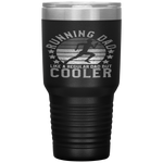 Running Dad  Funny Marathon Runner Father's Day Gift Tumbler Tumblers dad, family- Nichefamily.com