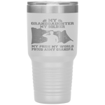 Proud Army Grandpa My World Granddaughter My Pride Soldier Tumbler Tumblers dad, family- Nichefamily.com