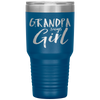 Grandpa Says Girl Gender Reveal Announcement Party Tumbler Tumblers dad, family- Nichefamily.com