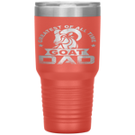 Greatest of All Time Goat Dad Fathers Day Gift Tumbler Tumblers dad, family- Nichefamily.com