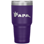 Unicorn Birthday Girl Funny Papa Grandpa Gift Family Tumbler Tumblers dad, family- Nichefamily.com