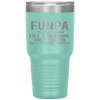 Funpa Funny Grandpa cool grandfather papa gift Tumbler Tumblers dad, family- Nichefamily.com