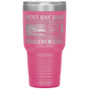 Vintage Best Cat Dad Ever Bump Fist Father's Day Gifts Tumbler Tumblers dad, family- Nichefamily.com