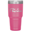 The Dogfather Boston Terrier Dog Dad Father's Day Tumbler Tumblers dad, family- Nichefamily.com