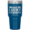 One Lucky Grandpa Clover Men St Patricks Day Grandfather Tumbler Tumblers dad, family- Nichefamily.com