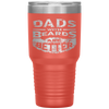 Dads with Beards are Better Father's Day Gifts Distressed Tumbler Tumblers dad, family- Nichefamily.com