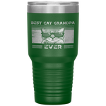 Mens Best Cat Grandpa Ever Retro Vintage Cat Grandpa Gifts Tumbler Tumblers dad, family- Nichefamily.com