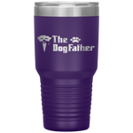 The Dogfather Maltese Dog Dad Father's Day Gift Tumbler Tumblers dad, family- Nichefamily.com